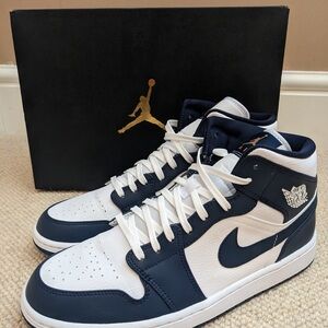 Nike air Jordan 1 mid obsidian us10.5